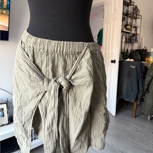 Zara Olive Green Skirt